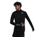 Pánske tričko adidas  Adizero Warm 1/2 Zip LS Black XL