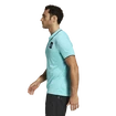 Pánske tričko adidas  Paris Freelift Polo Aqua