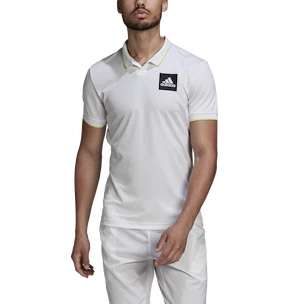 Pánske tričko adidas  Paris Freelift Polo White