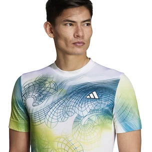 Pánske tričko adidas  Printed Tee Pro White M