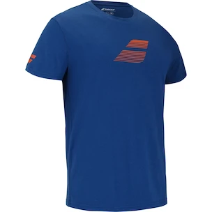 Pánske tričko Babolat  Exercise Big Flag Tee Men Dark Blue