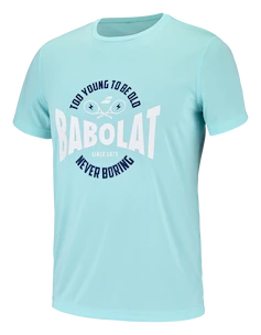 Pánske tričko Babolat  Exercise Graphic Tee Men Angel Blue XXL