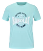 Pánske tričko Babolat  Exercise Graphic Tee Men Angel Blue XXL