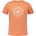 Pánske tričko Babolat  Exercise Graphic Tee Men Vibrant Orange