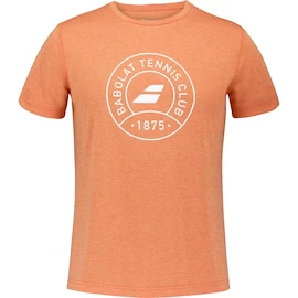 Pánske tričko Babolat Exercise Graphic Tee Men Vibrant Orange