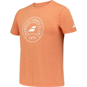 Pánske tričko Babolat  Exercise Graphic Tee Men Vibrant Orange