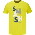 Pánske tričko Babolat  Exercise Message Tee Men Blazing Yellow