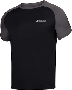 Pánske tričko Babolat  Play Club Crew Neck Tee Black