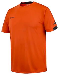 Pánske tričko Babolat  Play Crew Neck Tee Men Fiesta Red L