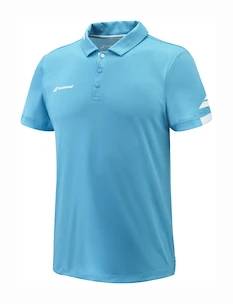 Pánske tričko Babolat  Play Polo Men Cyan Blue M