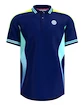 Pánske tričko BIDI BADU  Grafic Illumination Polo Dark Blue M