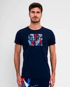 Pánske tričko BIDI BADU  New York 2024 Chill Tee Dark Blue/Red