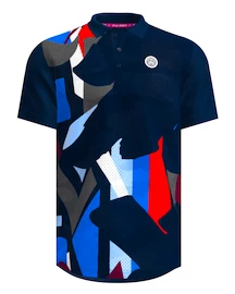 Pánske tričko BIDI BADU New York 2024 Polo Dark Blue/Red