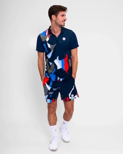 Pánske tričko BIDI BADU  New York 2024 Polo Dark Blue/Red M