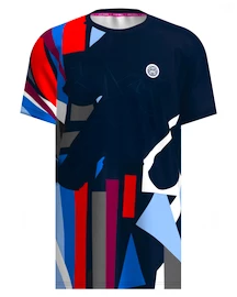 Pánske tričko BIDI BADU New York 2024 Tee Dark Blue/Red