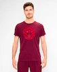 Pánske tričko BIDI BADU  Protected Leafs Chill Tee Bordeaux M