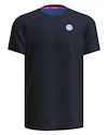 Pánske tričko BIDI BADU  Spike Crew Two Colored Tee Dark Grey/Blue