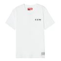 Pánske tričko CCM 125 Anniversary SS Tee B White