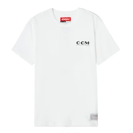 Pánske tričko CCM 125 Anniversary SS Tee B White