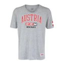 Pánske tričko CCM  FLAG TEE TEAM AUSTRIA Athletic Grey