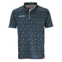 Pánske tričko CCM Golf Fitted Printed Polo Dark Midnight S