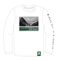 Pánske tričko CCM Nostalgia POND L/S TEE White