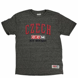 Pánske tričko CCM Old Practice Tri Tee Czech Hockey