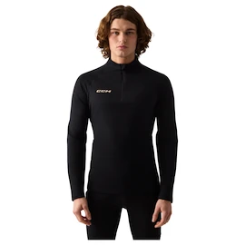 Pánske tričko CCM Outdoor Thermal LS Shirt Black