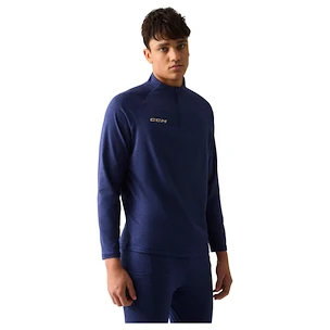 Pánske tričko CCM Outdoor Thermal LS Shirt Heather Blue