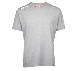 Pánske tričko CCM SS Premium Essential Tee Grey