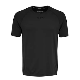 Pánske tričko CCM SS Premium Training Tee Black Senior