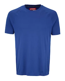 Pánske tričko CCM SS Premium Training Tee Royal Senior