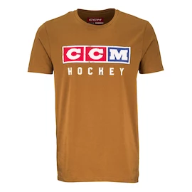 Pánske tričko CCM Vintage Fall SS Tee Wood