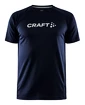 Pánske tričko Craft  Unify Logo Blue Navy