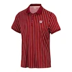 Pánske tričko Fila  Polo Stripes Björn Cabernet/White Alyssum L