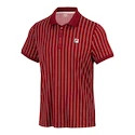 Pánske tričko Fila  Polo Stripes Björn Cabernet/White Alyssum L