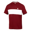 Pánske tričko Fila  T-Shirt Bosse Cabernet/White Alyssum