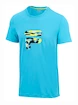 Pánske tričko Fila  T-Shirt Caleb Scuba Blue