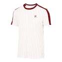 Pánske tričko Fila  T-Shirt Stripes Jascha 2 White Alyssum/Cabernet