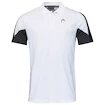 Pánske tričko Head  Club 22 Tech Polo Shirt Men White/Dark Blue S