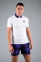 Pánske tričko Hydrogen  Tartan Zipped Tech Polo White (Purple/Black) L