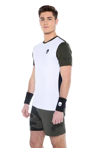 Pánske tričko Hydrogen  Tech Camo Tee White/Military Green S