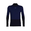 Pánske tričko Icebreaker Merino 200 Oasis Sonebula LS High Neck Mid Navy/Royal Navy/Snow/Cb