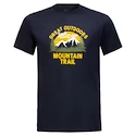 Pánske tričko Jack Wolfskin  JW Mountain Trail T Night Blue XXL