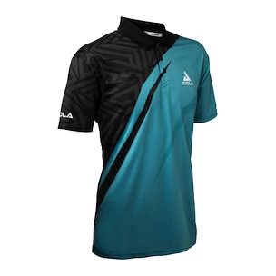 Pánske tričko Joola  Shirt Synergy Turquoise/Black