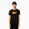 Pánske tričko Lacoste  Big Logo Core Performance T-Shirt Black/Sunrise M