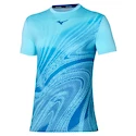 Pánske tričko Mizuno  Charge Shadow Graphic Tee Blue Glow  XL