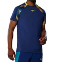 Pánske tričko Mizuno  Frontier Shadow Tee M Bellwether Blue