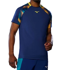 Pánske tričko Mizuno Frontier Shadow Tee M Bellwether Blue