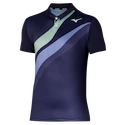 Pánske tričko Mizuno  Release Shadow Polo Evening Blue XXL